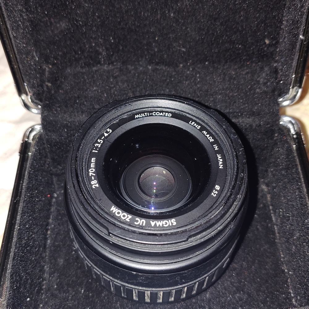 Sigma Beauty Black Camera Lens